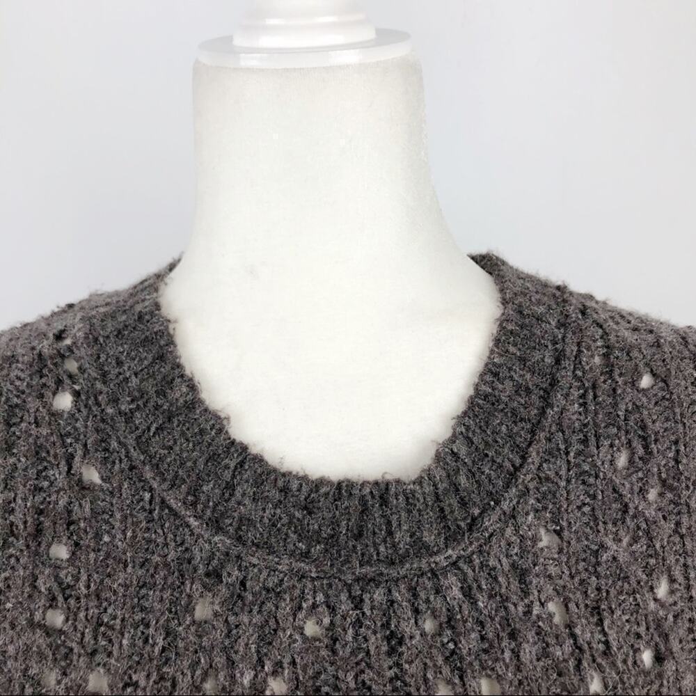 Free People General Shrunken Pullover Sweater in Brown XS - Picture 6 of 15